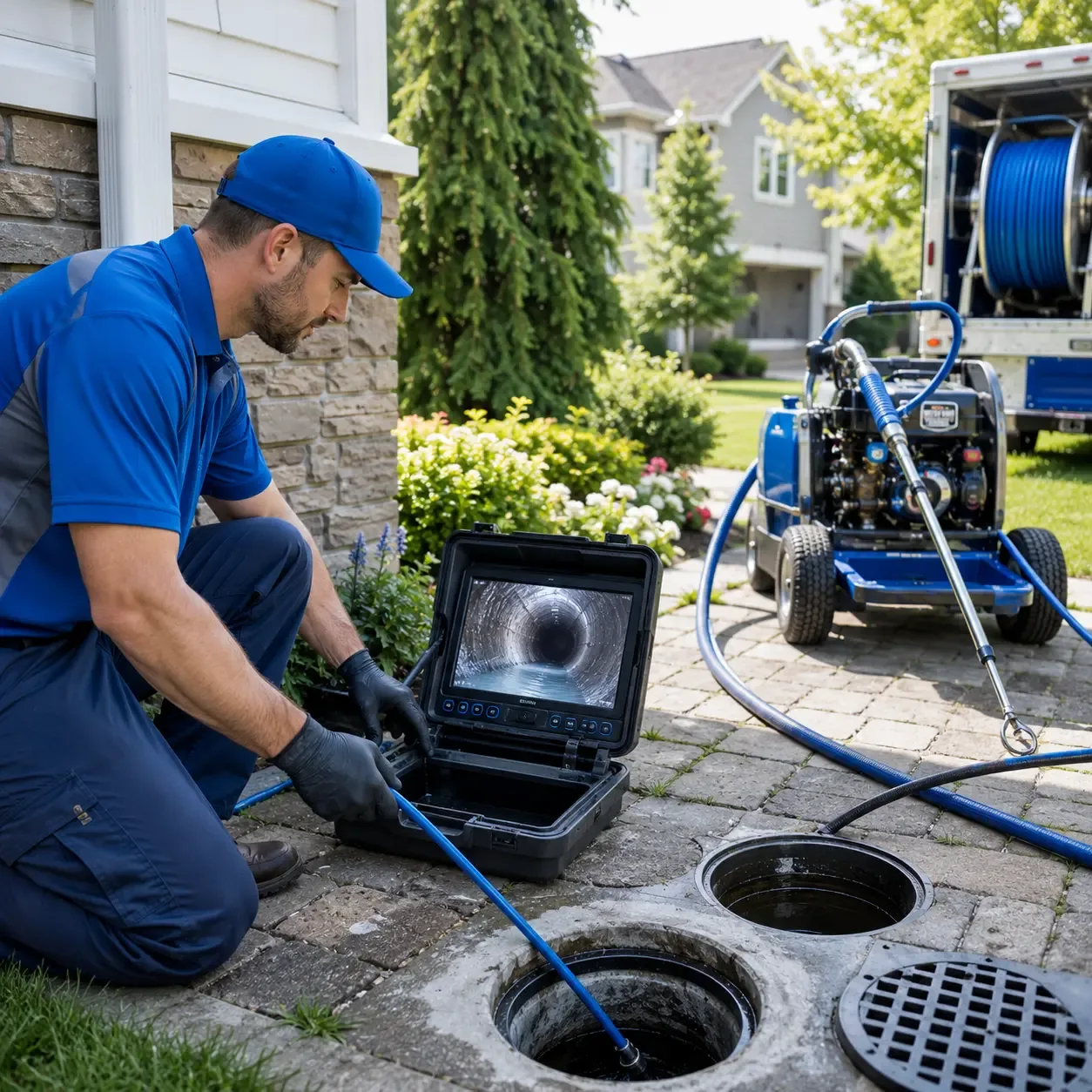 Outdoor drain cleaning professionals serving Mount Hope, AL
